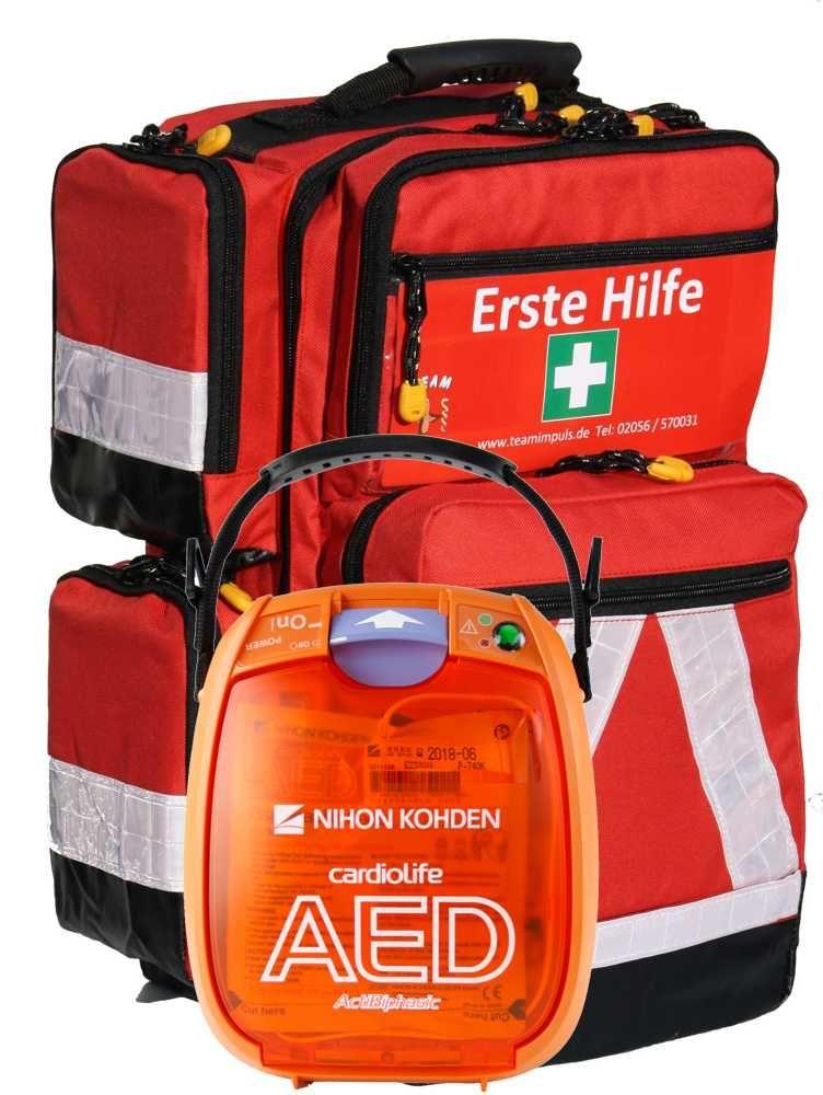 Warum einen Erste-Hilfe-Rucksack gefüllt mit AED-Defibrillator kaufen?