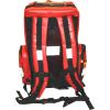 Notfallrucksack Medicus / PRO  -M- LEER - rot aus Plane mit wei&szlig;en Reflexstreifen und Waterstop Rei&szlig;verschl&uuml;ssen