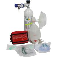 Notfallrucksack &quot;Complete&quot; Kinderarzt P&auml;diatrie mit 1,8 Liter Sauerstoff &amp; Druckminderer &amp; Pulsoximeter