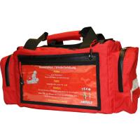 Kleine Erste Hilfe Notfalltasche in rot f&uuml;r PKW, Freizeit und Veranstaltung - Nylon - Waterstop