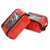 2er Set Modultasche - Modulcontainer rot Plane mit Klett (Flausch)