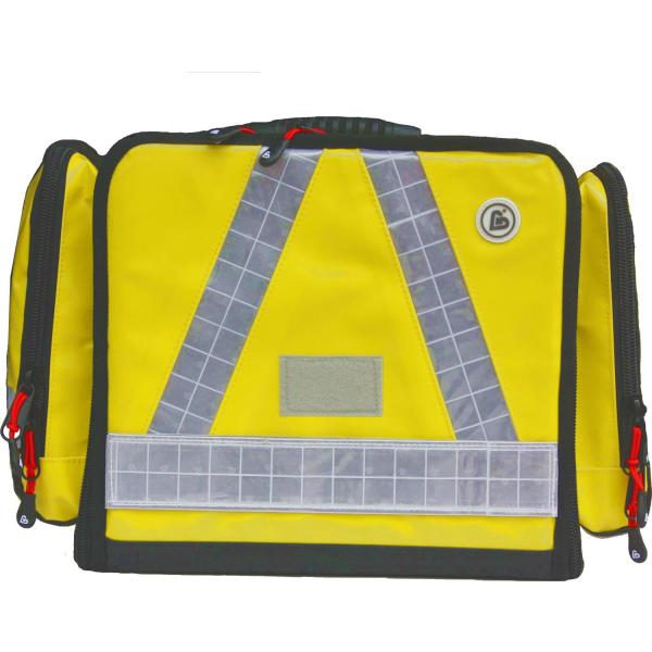 Erste Hilfe Notfalltasche / Wandtasche aus Planenmaterial gelb LEER