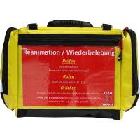 Erste Hilfe Notfalltasche / Wandtasche aus Planenmaterial gelb LEER