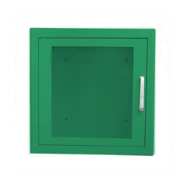 AED Wandschrank Metallwandschrank grün für Innenbereich