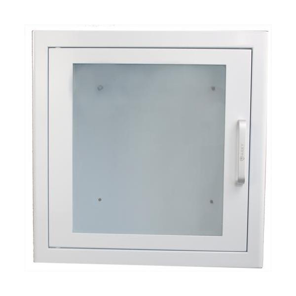 AED Defibrion Wandschrank Metallwandschrank weiß für Innenbereich mit Alarm