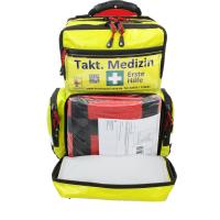 Taktische Medizin - Erste Hilfe Notfallrucksack mit Tourniquet aus Planenmaterial blau - Waterstop Rei&szlig;verschl&uuml;sse