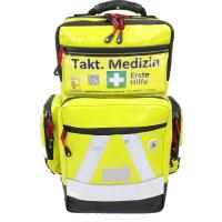 Nur Inhalt Taktische Medizin - Erste Hilfe Notfallrucksack mit Tourniquet aus Planenmaterial blau - Waterstop Rei&szlig;verschl&uuml;sse