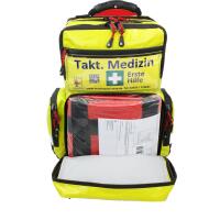 Nur Inhalt Taktische Medizin - Erste Hilfe Notfallrucksack mit Tourniquet aus Planenmaterial - Waterstop Rei&szlig;verschl&uuml;sse