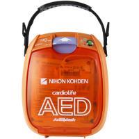 AED Notfallrucksack Premium X1 mit AED Nihon Kohden 3100 - O2  - und Wandhalterung