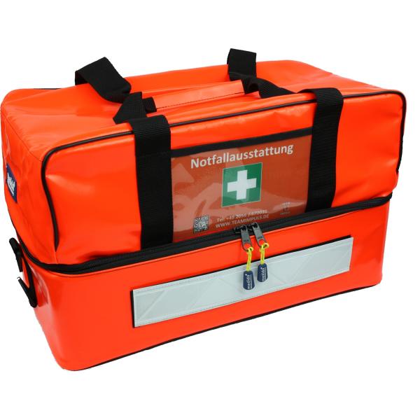 Notfalltasche "Maxi" Arztpraxis aus Plane gefüllt