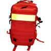 Team Impuls Notfallrucksack 45 Liter -M- LEER - rot aus Nylon mit Modultaschen