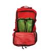 Team Impuls Notfallrucksack 45 Liter -M- LEER - rot aus Nylon mit Modultaschen