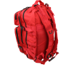 Team Impuls Notfallrucksack 45 Liter -M- LEER - rot aus Nylon mit Modultaschen