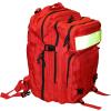 Team Impuls Notfallrucksack 45 Liter -M- LEER - rot aus Nylon mit Modultaschen
