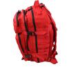 Team Impuls Notfallrucksack 45 Liter -M- LEER - rot aus Nylon mit Modultaschen