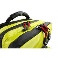 Taktische Medizin - Erste Hilfe Notfallrucksack mit Tourniquet aus rotem Planenmaterial - Waterstop Rei&szlig;verschl&uuml;sse