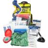 Taktische Medizin - Erste Hilfe Notfallrucksack mit Tourniquet aus rotem Planenmaterial - Waterstop Rei&szlig;verschl&uuml;sse