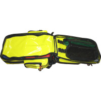 Notfallrucksack Medicus / PRO  -M- LEER - gelb aus Plane mit gelben Reflexstreifen
