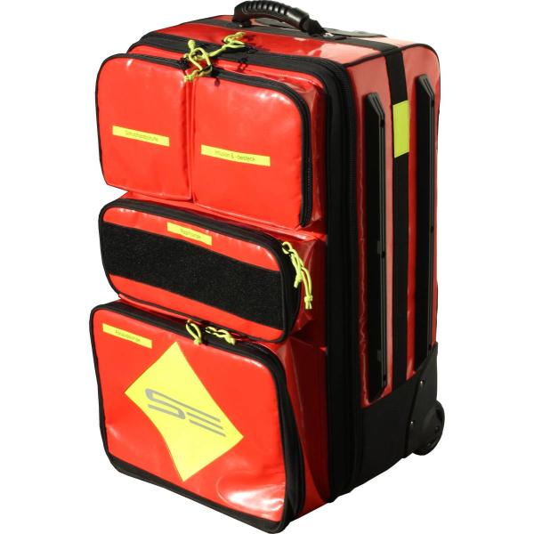 Notfallrucksack / Trolley "Professional" Jugendpsychiatrie Pädiatrie mit 1,8 Liter Sauerstoff, Larynxtuben & Checklisten