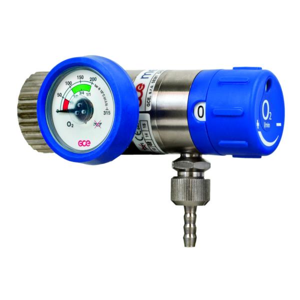 Druckminderer Mediselect 6, regelbar 0-6 l/min in 0,25er Schritten