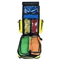 Taktische Medizin - Erste Hilfe Notfallrucksack mit Tourniquet aus gelben Planenmaterial