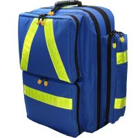 Notfallrucksack Extensive Arztpraxis Nylon blau mit 1,8 L Sauerstoff &amp; Pulsoximeter