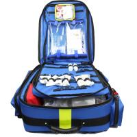 Notfallrucksack Extensive Arztpraxis Nylon blau mit 1,8 L Sauerstoff &amp; Pulsoximeter