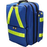 Notfallrucksack MEDICUS / Extensive XL blau Nylon LEER inkl. 4 Softmodulen &amp; 2 stabilen Modulen