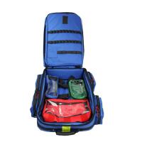 Notfallrucksack MEDICUS / Extensive XL blau Nylon LEER inkl. 4 Softmodulen &amp; 2 stabilen Modulen