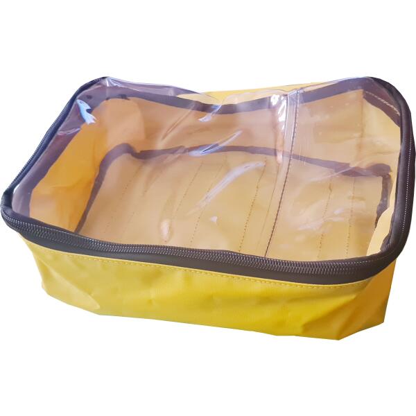 Modultasche 400 - XL aus Nylon in GELB ohne Klett  22 x 20 x 9 cm