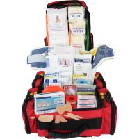 Erste Hilfe Notfallrucksack gef&uuml;llt f&uuml;r Sport Freizeit &amp; Event mit 5 Au&szlig;entaschen - ca.31 Liter Volumen