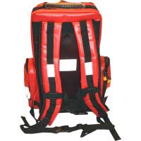 Erste Hilfe Notfallrucksack FEUERWEHR T&uuml;ttleben mit DIN 14142 Planenmaterial in Rot