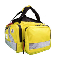 Erste Hilfe Tasche - Notfalltasche aus Nylon in Gelb mit Waterstop Rei&szlig;verschluss LEER
