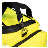 Erste Hilfe Tasche - Notfalltasche aus Nylon in Gelb mit Waterstop Rei&szlig;verschluss LEER