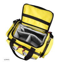 Erste Hilfe Tasche - Notfalltasche aus Nylon in Gelb mit Waterstop Rei&szlig;verschluss LEER