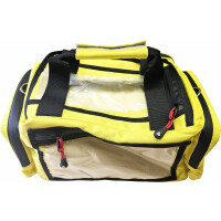 Erste Hilfe Tasche - Notfalltasche aus Nylon in Gelb mit Waterstop Rei&szlig;verschluss LEER