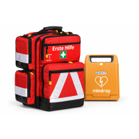 Notfallrucksack EASY mit AED Mindray C1A Halbautomat