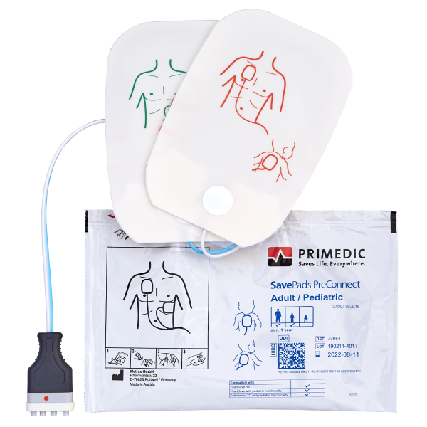 AED Elektroden für Primedic PAD & AED