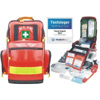 Erste Hilfe Notfallrucksack Betriebssanit&auml;ter mit Blutdruckmessger&auml;t &amp; Stethoskop