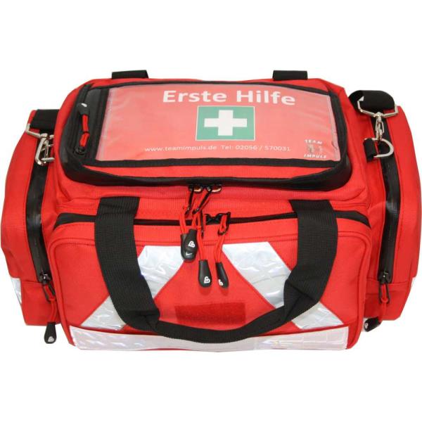 Erste Hilfe Tasche - Notfalltasche aus Nylon mit Waterstop Reißverschluss LEER
